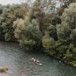 Izpiranje zlata na reki Dravi