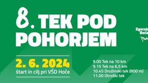 tek pod pohorjem