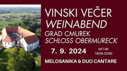 vinski večer cmurek