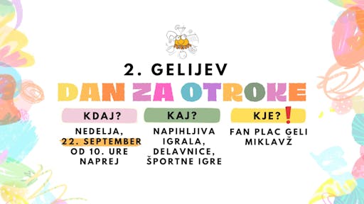 2. Gelijev dan za otroke