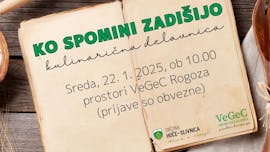 Ko spomini zadišijo - kulinarična delavnica