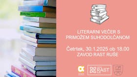 Literarni večer s Primožem Suhodolčanom