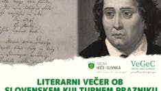 Literarni večer ob slovenskem kulturnem prazniku