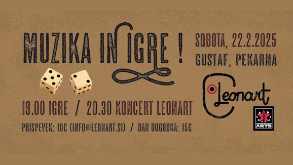 Leonart - muzika in igre