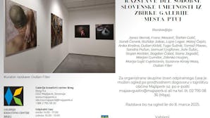 OGLED RAZSTAVE DEL SODOBNE UMETNOSTI IZ GALERIJE MESTA PTUJ