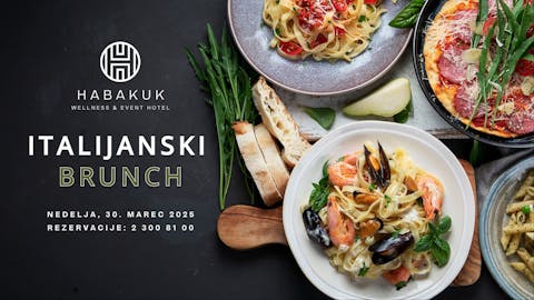 Italijanski brunch v Hotelu Habakuk