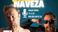 POHORSKA NAVEZA, stand-up večer z odličnima komikoma Matjažem Javšnikom in Davidom Gorinškom. Pripravite se na nepozaben večer humorja!