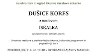 Kud Forma viva Makole vabi na ogled likovne razstave slikarke DUŠICE KORES