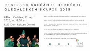 Regijsko srečanje otroških gledaliških skupin 2025