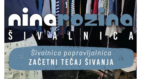 Šivalnica popravljalnica: začetni tečaj šivanja