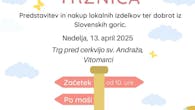 VELIKONOČNA TRŽNICA; nedelja, 13.4.2025, trg pred cerkvijo sv. Andraža
