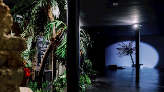 Pogovor z umetniki in zaključek razstave Utrujene palme