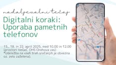 Uporaba pametnih telefonov - izobraževalni tečaj