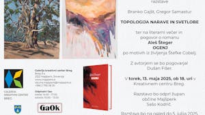 Topologija narave in svetlobe ter literarni večer