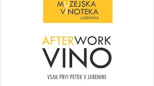 "AFTERWORK VINO" VSAK PRVI PETEK V MUZEJSKI VINOTEKI
