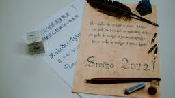 Kaligrafija z Rafaelom Košcem Tekavcem