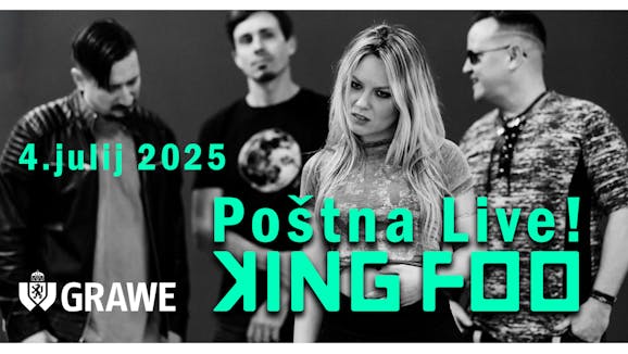 Poletna noč na Poštni ulici z KiNG FOO