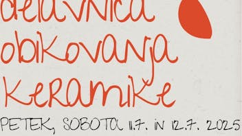 Delavnica oblikovanja keramike