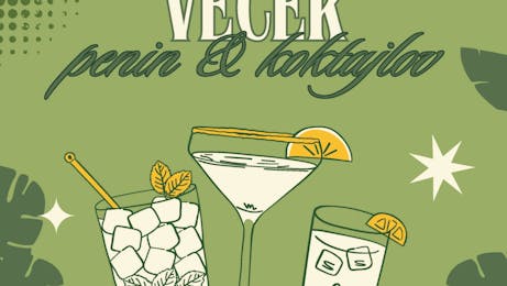 Večer penin in koktajlov