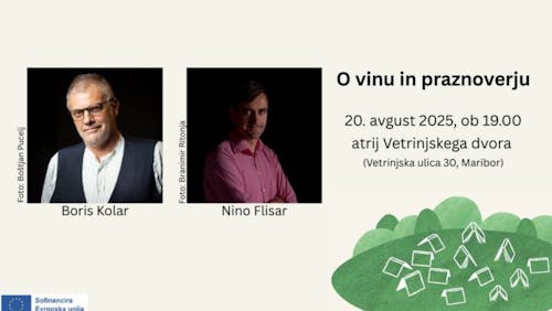 »O vinu in praznoverju« z Borisom Kolarjem in Ninom Flisarjem