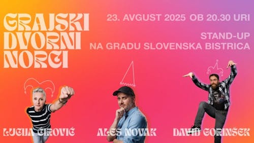 Grajski dvorni norci – stand-up večer