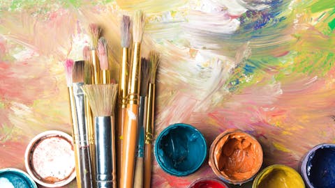 Slikarska delavnica v Grajski kavarni Bodi