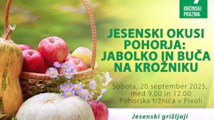 Jesenski okusi Pohorja: jabolko in buča na krožniku