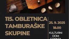 Prireditev ob 115. obletnici delovanja Tamburaške skupine Kulturnega društva Petra Dajnka Črešnjevci