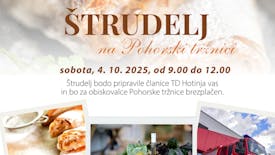 ŠTRUDELJ na Pohorski tržnici