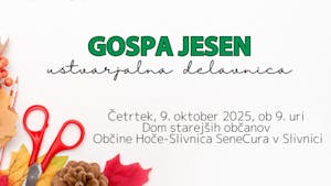 Ustvarjalna delavnica - Gospa Jesen