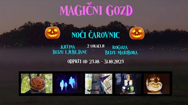 Magični gozd Rogoza – začarana pustolovščina za Noč čarovnic