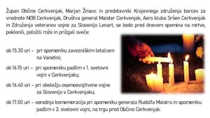 KOMEMORACIJA OB DNEVU SPOMINA NA MRTVE - 30. OKTOBER 2025