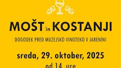 MOŠT in KOSTANJI - DOGODEK PRED MUZEJSKO VINOTEKO