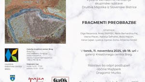 FRAGMENTI PREOBRAZBE – odprtje skupinske razstave Društva Majolika iz Slovenske Bistrice