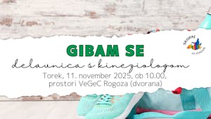 Delavnica "Gibam se"