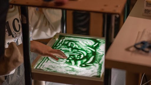 Animacija peska s Hano Repše