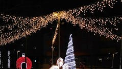 Prižig prazničnih lučk v Miklavžu na Dravskem polju