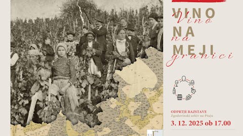Otvoritev razstave Vino na meji/ Vino na granici