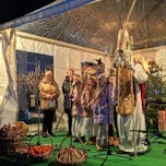 Obisk in pozdrav Miklavža v Trgu