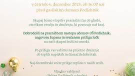 Čarobni december v Podlehniku