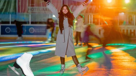 Drsanje v Ledni dvorani Tabor