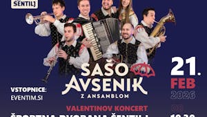VALENTINOV KONCERT: ANSAMBEL SAŠA AVSENIKA