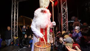 Pohorska tržnica - prihod Miklavža - Gledališče Smejček