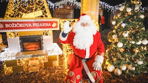 Pohorska tržnica - prihod Božička - žive jaslice