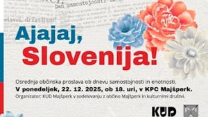 OSREDNJA PRIREDITEV OB DNEVU SAMOSTOJNOSTI IN ENOTNOSTI