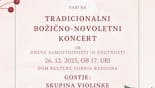 Tradicionalni božično-novoletni koncert ob dnevu samostojnosti in enotnosti