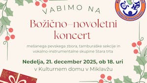 Božično novoletni koncert KUD Zvonka Antoličič