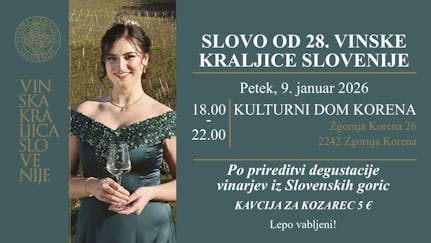 Slovo od 28. Vinske kraljice Slovenije