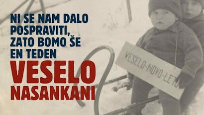 NI SE NAM DALO POSPRAVITI, ZATO BOMO ŠE EN TEDEN VESELO NASANKANI