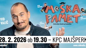Avtorska stand up komedija MOŠKA PAMET